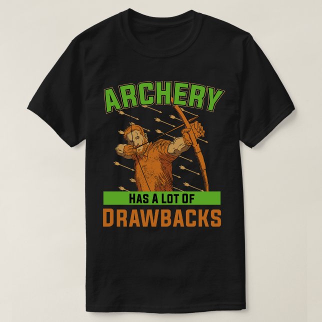 Konstruktionsarkitektur för Bow Hunting Arrow och  T Shirt (Design framsida)
