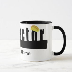 Konstruktionsbyggmästare som inhyser mugg