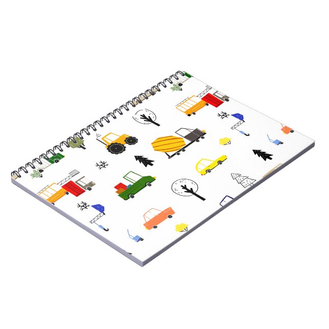 Konstruktionsdumper Anteckningsbok (Vänstra Sidan)
