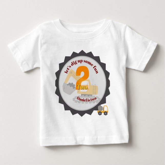 Konstruktionsdumper T Shirt (Framsida)