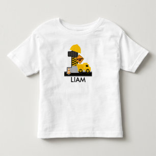 Konstruktionsfödelsedagskjorta, lastbilålder 1 t-shirt