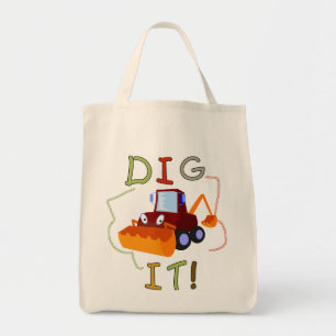 Konstruktionsfordonpik det Tshirts och gåvor Tygkasse
