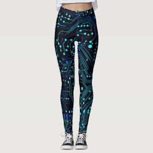 Konstruktionsillustration för kretskort Cushion Leggings