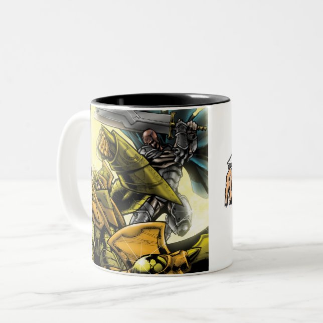 Konstruktionskaffe av Mjölk och stål V2 mugg (Framsida vänster)