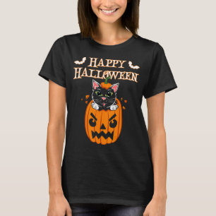 Konstruktionskatt från happy halloween i pumpa Jac T Shirt