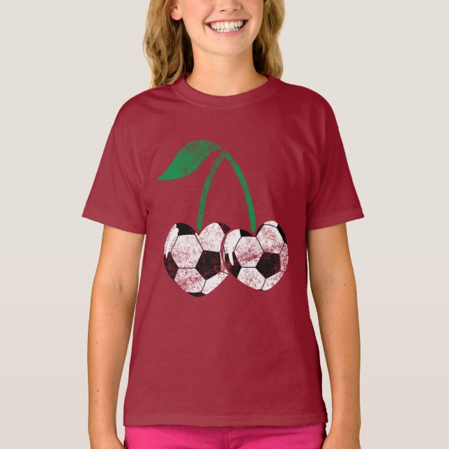 Konstruktionskjorta för trendig fotboll med grunge t shirt (Framsida)