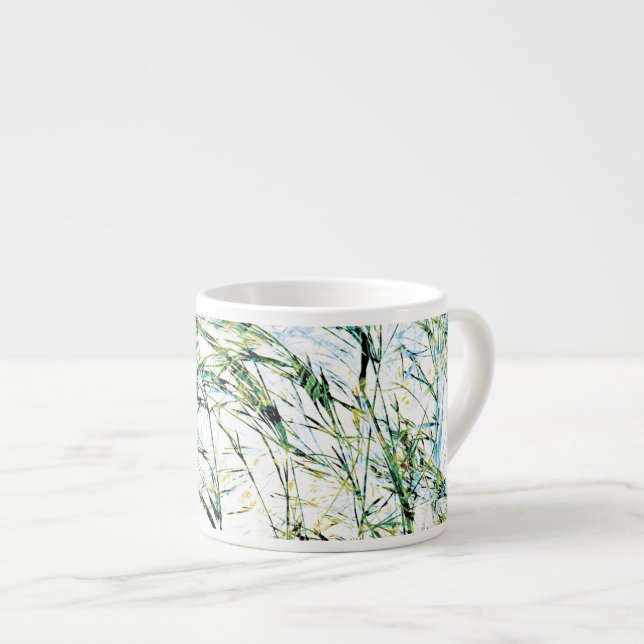 Konstruktionskonst för sommarblommor i vår espressomugg (Framsida höger)