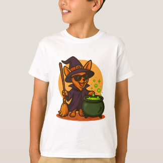 Konstruktionskonstruktion för valpen i för barn, b t shirt