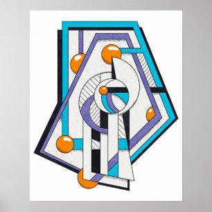 Konstruktionskonstruktionskonstruktion för geometr poster