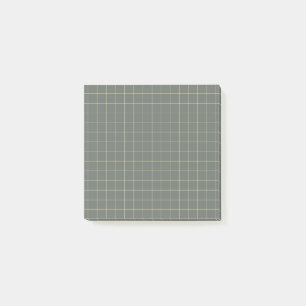 Konstruktionskontor för svart utcheckat Mönster Sl Post-it Block