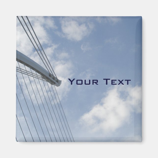 Konstruktionsmagnet för brospindel och kablar magnet (Framsidan)