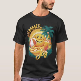 Konstruktionspaket för sommart-shirt, sommarstrand t shirt