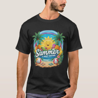 Konstruktionspaket för sommart-shirt,sommarsurfnin t shirt
