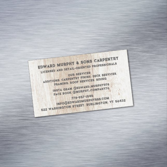 Konstruktionspatent Magnetiska Visitkort (In Situ)