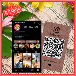 Konstruktionsproffsbyggare Handyman QR-kod Visitkort