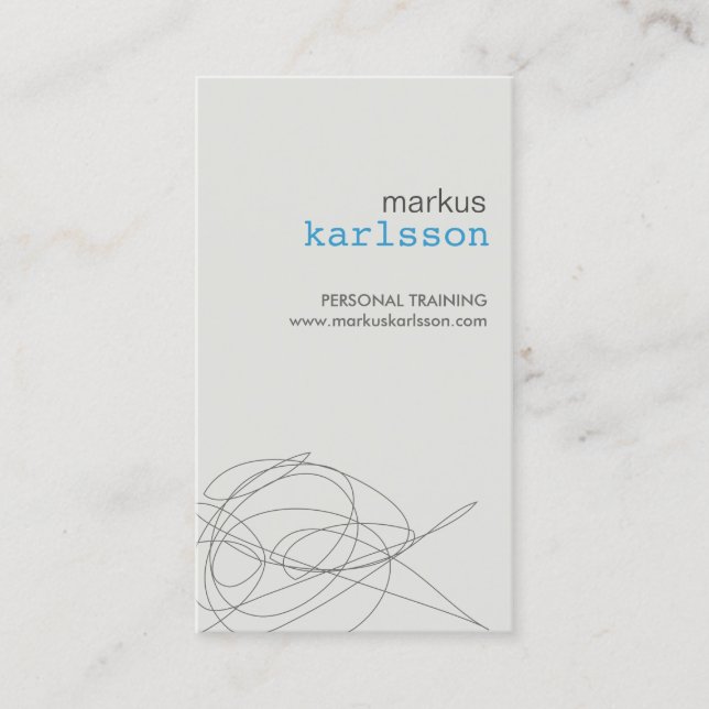 KONSTRUKTIONSSKRIBBLE nr 4 Affärskort Visitkort (Framsida)