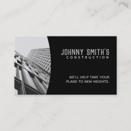 Konstruktionssloganvisitkortar Visitkort