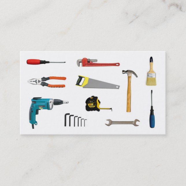 konstruktionsvisitkortar visitkort (Framsida)