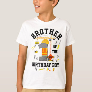 Konstruktor Brother från första födelsedagspojken T Shirt