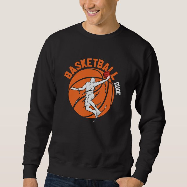 Konstruktör för basketälskare lång ärmad tröja (Framsida)