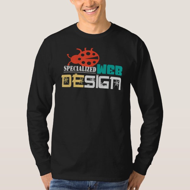 Konstruktör för specialiserad Webben för webbplats T Shirt (Framsida)