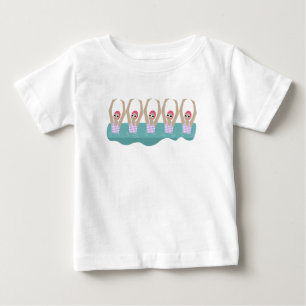 Konstsimmare   Illustration av konstnärlig simning T Shirt