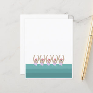 Konstsimmare   Synchro Swiming Design Papper