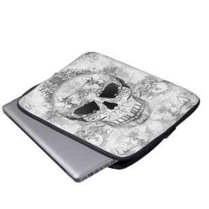 Konstskalleelektronik hänger lös laptop sleeve