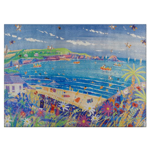 Konstskärbräda: MorIveys fjärd Cornwall (Framsidan)