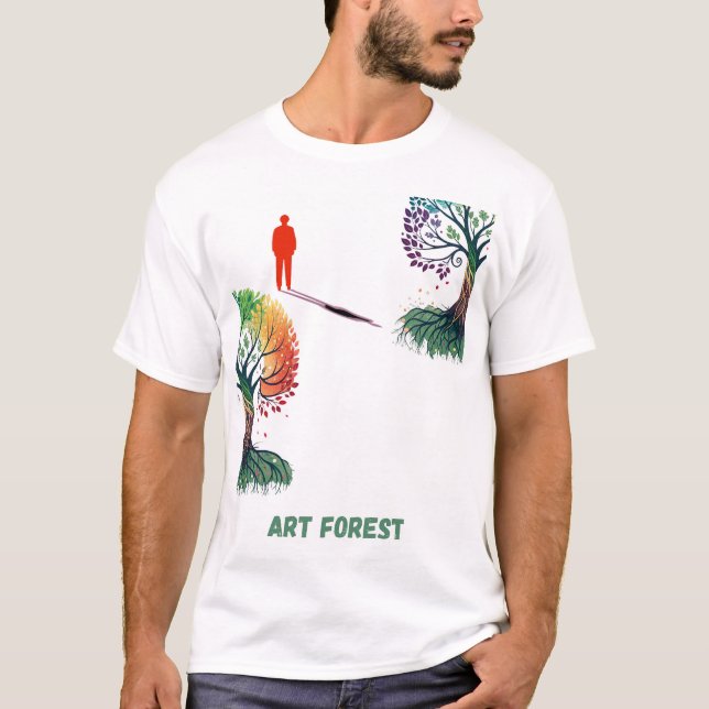Konstskogen T Shirt (Framsida)