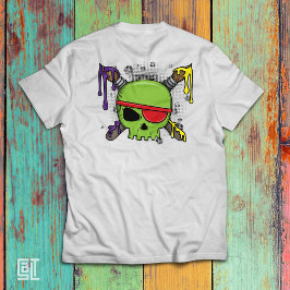 Konstskola Skalle med droppande färg är viktigt fö T Shirt