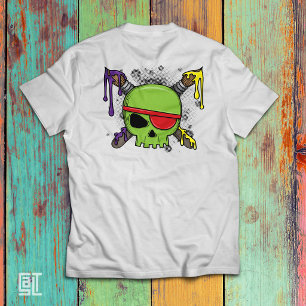 Konstskola Skalle med droppande färg är viktigt fö T Shirt