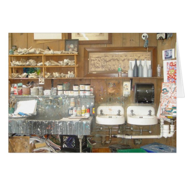 Konststudio OBS Kort (Framsidan Horizontal)