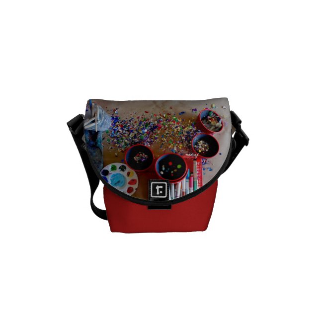 Konststudiomessenger bag messenger bag (Framsidan)