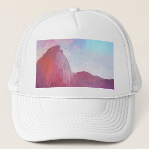 KonstSugarloaf berg Rio de Janeiro Truckerkeps