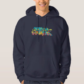 KonstsurfaHoodie: Tropiska surfarear överträffar Tröja Med Luva