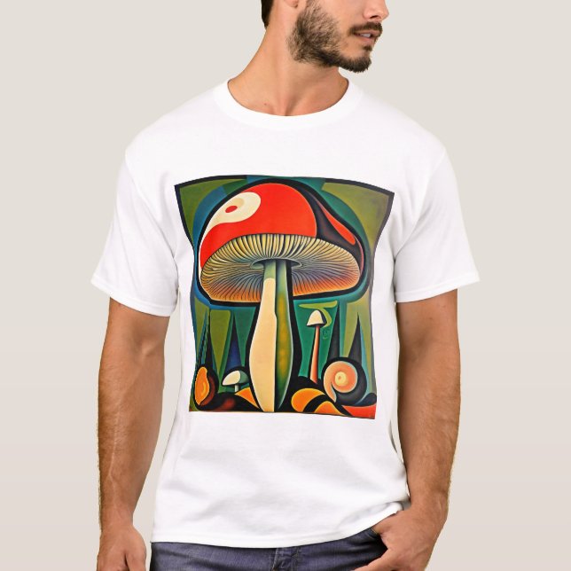 Konstsvamp picasso  t shirt (Framsida)