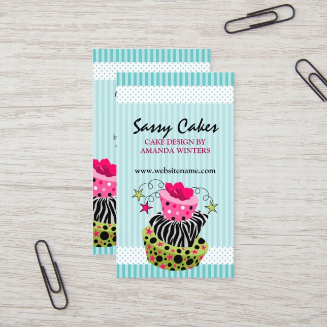 Konsttårtabageri Visitkort (Fram/Back In Situ)