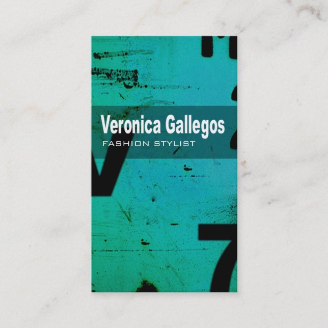 KonstTechvisitkort "modestylist ", Visitkort (Framsida)