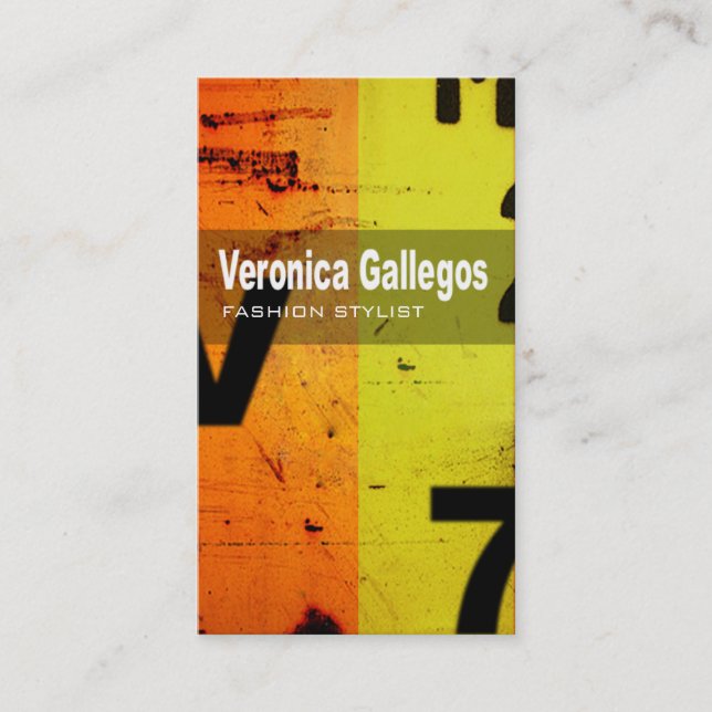 KonstTechvisitkort "modestylist ", Visitkort (Framsida)