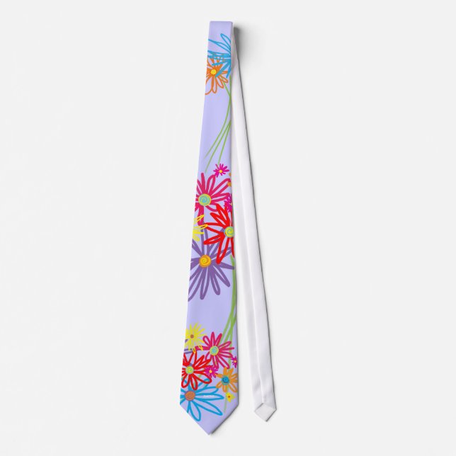 KonstTie: Blommagrupp Slips (Framsida)