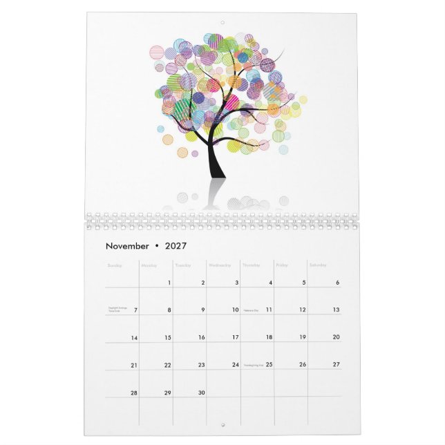 Konstträdkalender Kalender (Nov 2027)