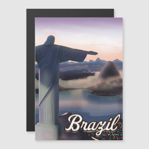 Konsttryck av Brasiliens resaffisch.