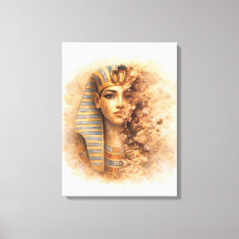 Konsttryck av porträtt av egyptisk drottning från canvastryck