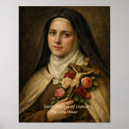 Konsttryck av Sankta Thérèse av Lisieux Poster
