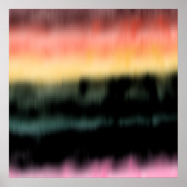 Konsttryck, Digital Tie Dye Poster