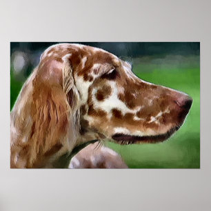 Konsttryck för engelsk Setter Poster