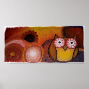 Konstugglatryck Poster