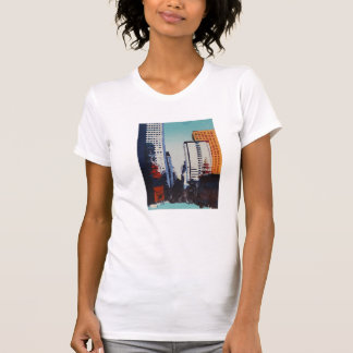 Konstutslagsplats med San Francisco cityscape Tee