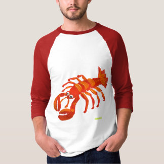 KonstUtslagsplats-Skjorta: Stor röd hummer Tee Shirt
